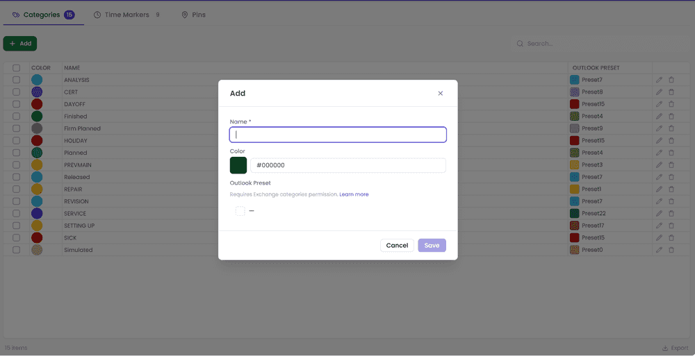 Create indicator
