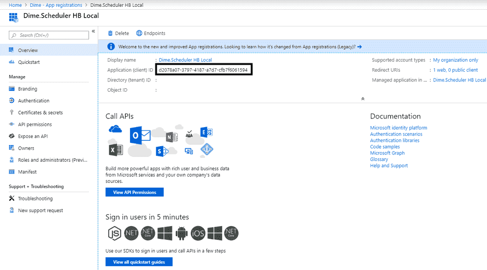 Microsoft Entra ID Client ID