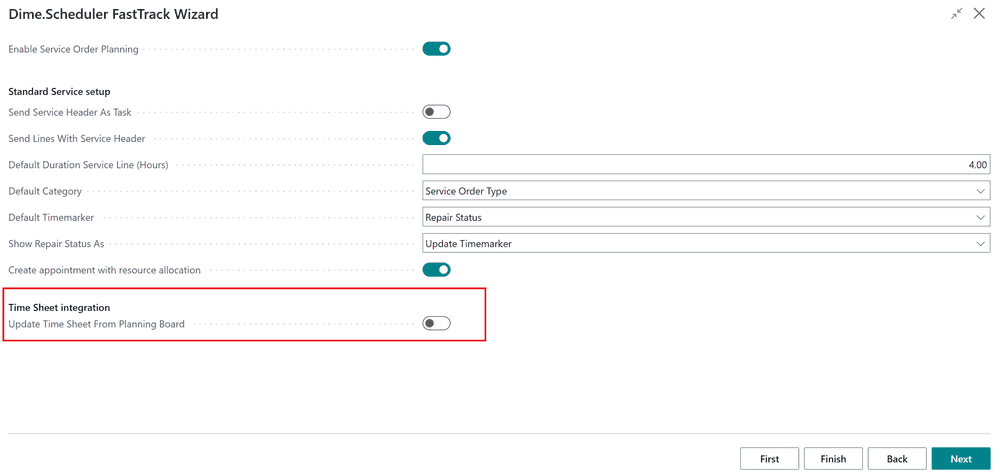 Timesheets