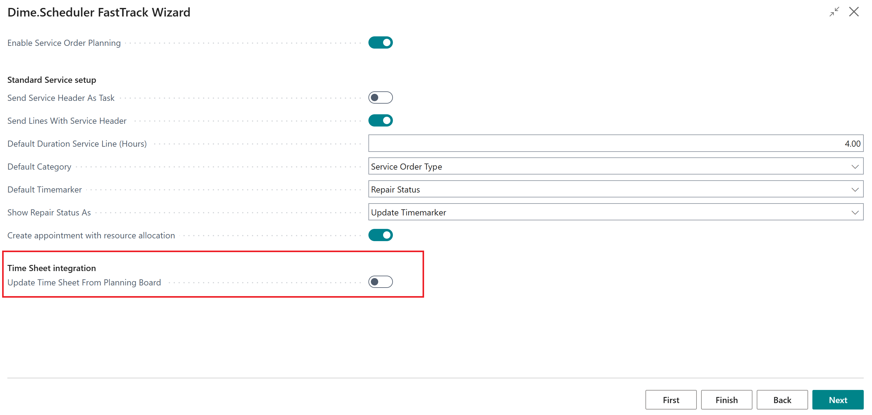 Timesheets