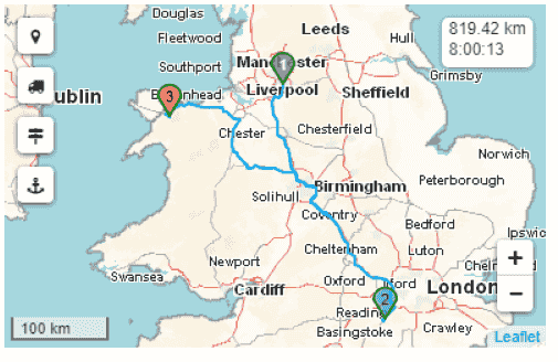 Map traffic