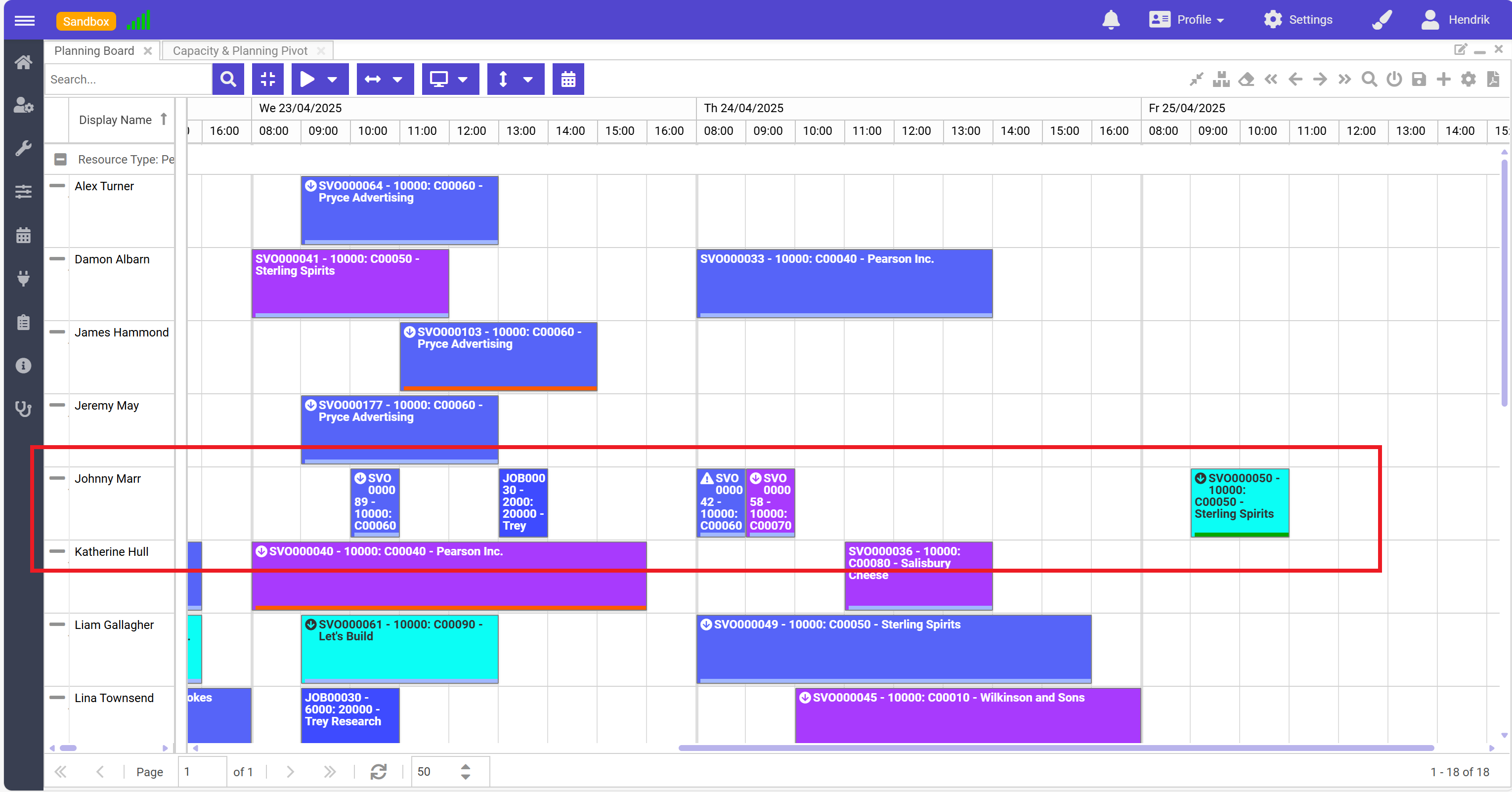Timesheets