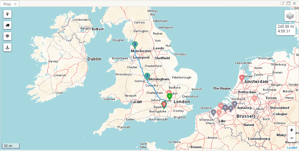 Reorder result on map
