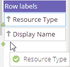 Reordering via drag