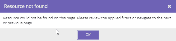 Filter by resources