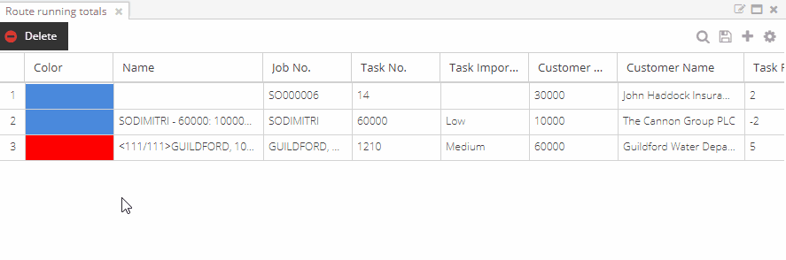 Multi-select reorder