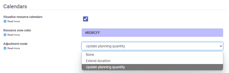 Configuration level: global