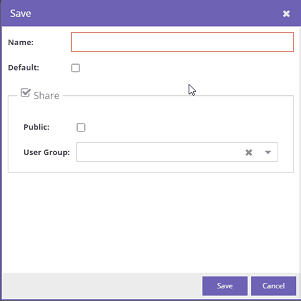 Save layout as