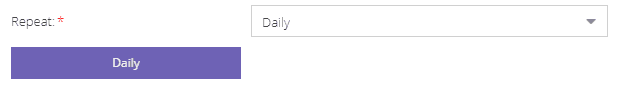 Recurring appointment editor