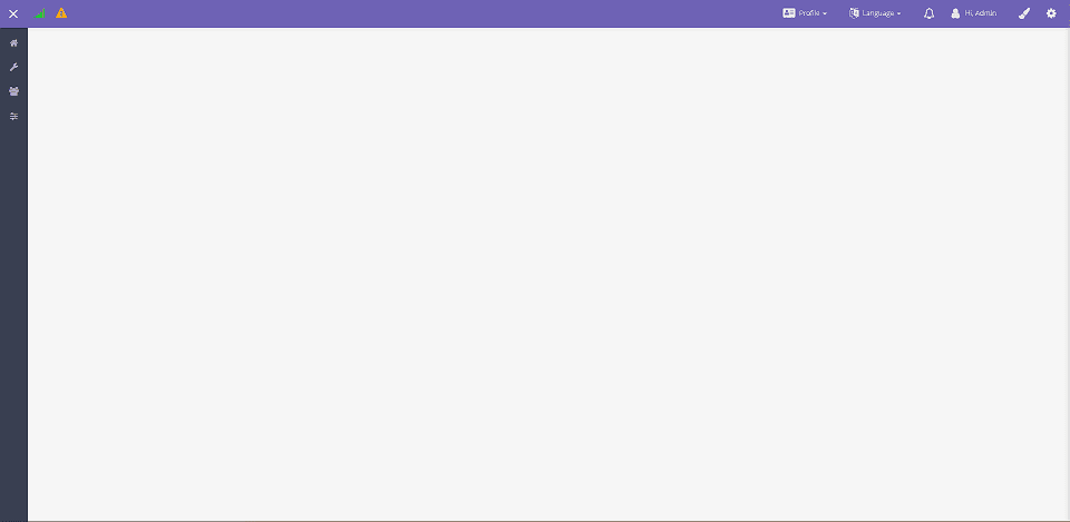 Empty canvas